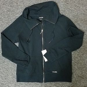 Calvin Klein zip up jacket size large. NWT